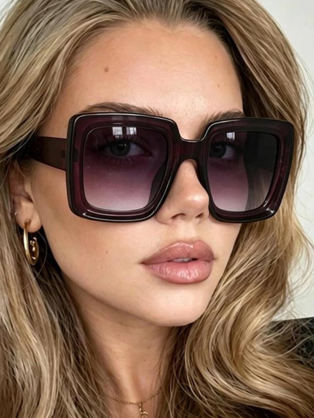 Vintage Square Sunglasses